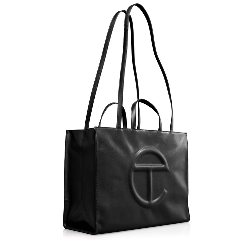 New Telfar Large Black Shopping Bag
